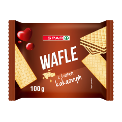 Wafle Spar z kremem kakaowym 