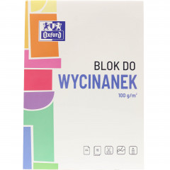 Zeszyt Oxford papierów kolorowych do wycinanek a4 15k 