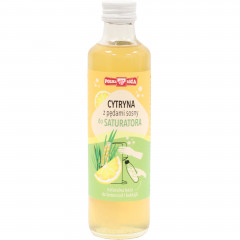 Syrop Polska Róża cytryna z pędami sosny do saturatora 