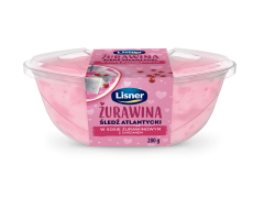 Filety śledziowe Lisner w sosie żurawinowym z chrzanem 280g 