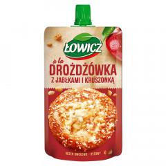 Deser Łowicz ryżowo-owocowy a'la drożdżówka z jabłkiem 