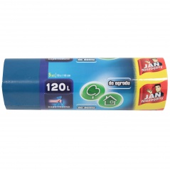 Worki na śmieci jan niezbędny ld uniwersalne 120l/5szt big pack 120l