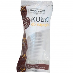 Kubki do napojów 220ml/8szt 