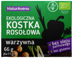 Kostka naturavena rosołowa warzywna bio 66g 