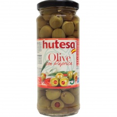 Oliwki zielone faszerowane papryką 