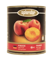 Brzoskwinia połówki lekko słodzone SPLENDOR 820g