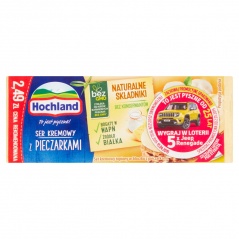 Hochland z salami. Ser kremowy topiony w bloczku z salami 90 g
