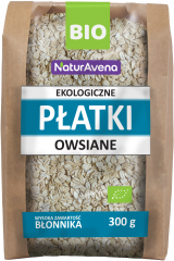 Płatki owsiane o wysokiej zawartości błonnika bio 
