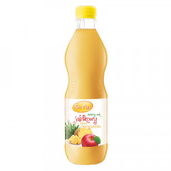 Sok 100% sok dnia świeżo wyciskany jabłkowy z ananasowym 500ml pet 
