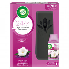 Air Wick Freshmatic Księżycowa Lilia Otulona Satyną/Satin Moon Lily 250 ml Komplet