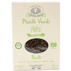Makaron rustichella dabruzzo fusilli piselli verdi organic 250g 