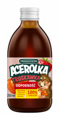 Sok 100% Premium Rosa acerola-truskawka 