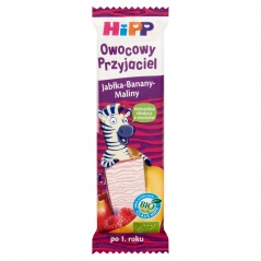 Batonik Owocowy Przyjaciel Jabłka-Banany-Maliny HiPP BIO 23g