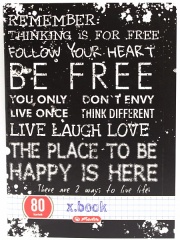 Zeszyt 80 A5 w kratkę chillout 