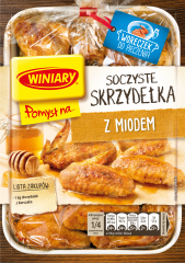 Winiary Pomysł na... Soczyste skrzydełka z miodem 28 g