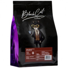 Kawa ziarnista black cat etiopia 100% arabica 250g 