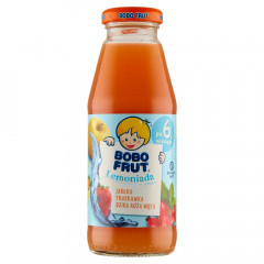 Lemoniada Bobo Frut jabłko truskawka dzika róża mięta 