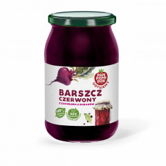 Zupa pan pomidor barszcz z zakwasem z buraków 900g słoik 