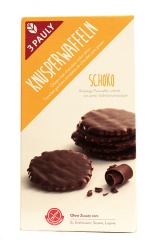 Wafle w czekoladzie bezglutenowe