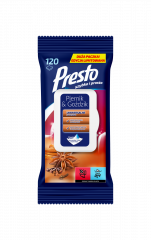 Ściereczki nawilżane Presto uniwersalne piernik&goździk 