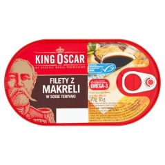 Filety z makreli w sosie teriyaki King Oscar 