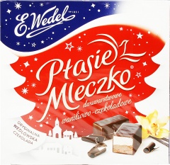 E. Wedel Ptasie Mleczko Waniliowo-Czekoladowe Dekorowane 380g