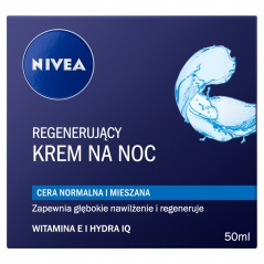 Krem do twarzy nivea regenerujący na noc 