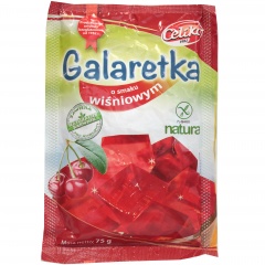 Galaretka o smaku wiśniowym 