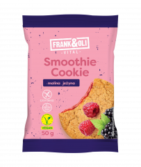 Frank & Oli Smoothie Cookie ciastko owsiane z nadzieniem z maliny i jeżyny 50 g