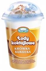 Lody koktajlowe waniliowo-ajerkoniakowe kukułka i krówka 