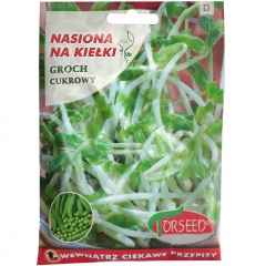 Nasiona na kiełki - groch cukrowy 