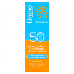 Krem do twarzy lirene nawilżający ochronny spf50 40ml 