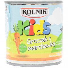 Groszek Rolnik konserwowy kids z marchewką 