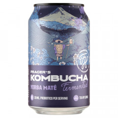 Napój gazowany Prager's kombucha Yerba Mate puszka 