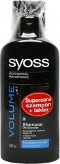 Syoss lakier max hold + szampon volume 
