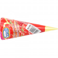 Lody Koral rożek truskawkowy 