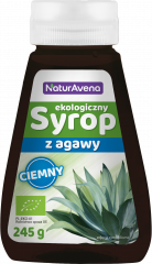 Syrop z agawy ciemny bio 