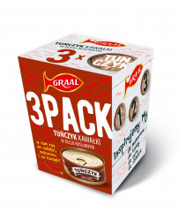Graal Tuńczyk kawałki w oleju roślinnym 3x170g