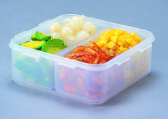 Pojemnik plastikowy kwadratowy dzielony 870ml 