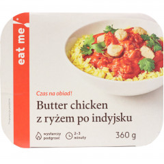 Butter chicken z ryżem po indyjsku eat me 