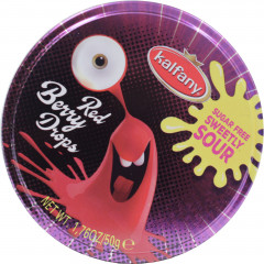 Cukierki kalfany smak jagoda 50g 