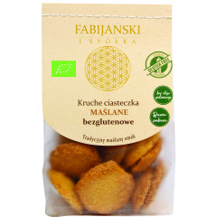 Fabijański ciastka kruche bezglutenowe maślane Bio 100 g