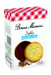 Ciastka bonne maman kruche z polewą czekoladową 160g 