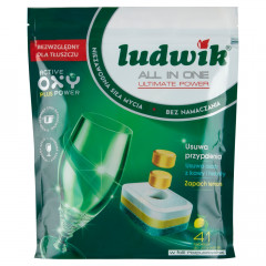 Ludwik All in one tabletki do zmywarek LEMON 41 szt.