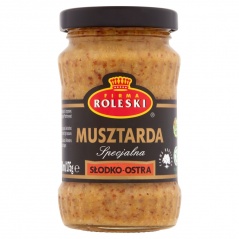 Roleski musztarda słodko-ostra 