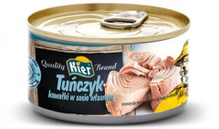 Tuńczyk kawałki w sosie własnym