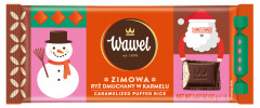 Wawel Czekolada nadziewana zimowa ryż dmuchany w karmelu 87 g