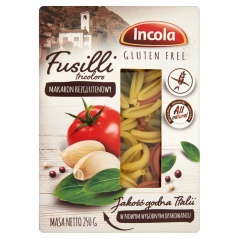 Makaron fusilli tricolore glutenfree- saluteo 