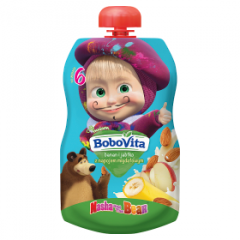 BoboVita Mus banan i jabłko z napojem migdałowym po 6 miesiącu 100 g