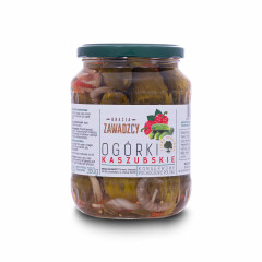 Ogórki Bracia Zawadzcy konserwowe Kaszubskie słoik 